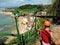 Beach from the lighthouse. Morro de Sao Paulo