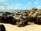 Beach from the lighthouse. Morro de Sao Paulo