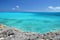 A beach of Little Exuma, Bahamas