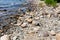 A beach with a lot of stones. Nahuel Huapi Lake