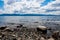 A beach with a lot of stones. Nahuel Huapi Lake