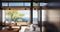 Beach luxury living on Sea view / 3d render