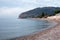 The beach at Mattinata, Gargano Peninsula, Puglia, Italy. Photographed early in the morning in late summer.