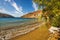 beach in Megalo Livadi in Serifos island, Greece