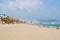 Beach of Mercy, Malaga. Spain. Coasts of the Mediterranean Sea