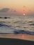 Beach morning sunrise reflections clouds waves joy