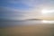 Beach motion blur abstract