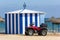 Beach Motorbike in front of a Hut