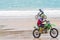 Beach Motorbike Racing Fun