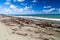 Beach at the mouth of Rio Toa river near Baracoa, Cu