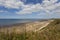 Beach near Arromanches in Normandie France