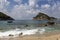 Beach near Paleokastritsa on Corfu island, Greece