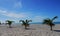 Beach and ocean panoramic summer holiday Mexico