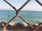 Beach Ocean Rusted Fence