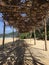 Beach palm roof