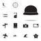 beach panama hat icon. summer pleasure icons universal set for web and mobile