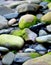 Beach pebbles and rockpools