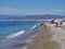 Beach of the Pena del Moro from El Ejido Almeria Andalusia Spain