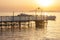 Beach pier boats islands