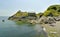 The beach at Polperro Cornwall UK