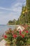 Beach promenade at Lake Garda