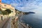 Beach and promenade in Sori