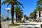 Beach promenade, Split, Croatia