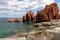 Beach of Red Rocks of Arbatax - Sardinia, Italy