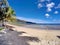 Beach at a resort in Fiji