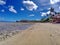 Beach at a resort in Fiji