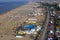 Beach Rimini Adriatic sea summer season Italy