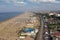 Beach Rimini cityscape