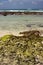 Beach rock and stone cabin in republica dominicana