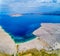 Beach Rucica on the island Pag, Croatia