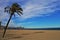 Beach of the Salinas from Roquetas de Mar Almeria Andalusia Spain