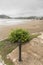 Beach at San Juan del Sur Nicaragua on an overcast day