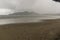 Beach at San Juan del Sur Nicaragua during a rain showe