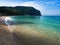 Beach of San Michele in Sirolo, mount Conero, Italy.