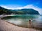 Beach of San Michele in Sirolo, mount Conero, Italy