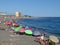Beach San Nicolas from Adra, Almeria.
