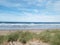 Beach with sand dunes