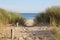 Beach Sand Dunes Access Path