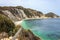 The beach of Sansone at morning in the Elba Island, Italy