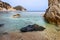 The beach of Sansone at morning in the Elba Island, Italy