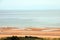 beach scene of the Normandy landings of the allies in France