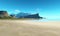 Beach scenery background