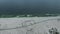 Beach and Sea with Road and Parking Area in Pensacola Beach, Florida. Early Spring Time IV