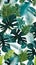 Beach Seamless Patterns with Tropical Vegetation illustration Artificial intelligence artwork generated