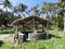 A beach shelter at spring bay on bequia.