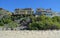 Beach side homes on Dana Strand Beach in Dana Point, California.